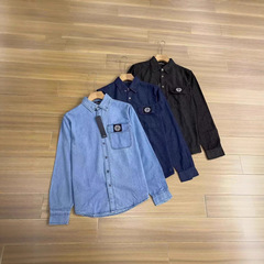 Stone Island 石头岛 春夏新款 复古重工水洗牛仔工装衬衣 外套
