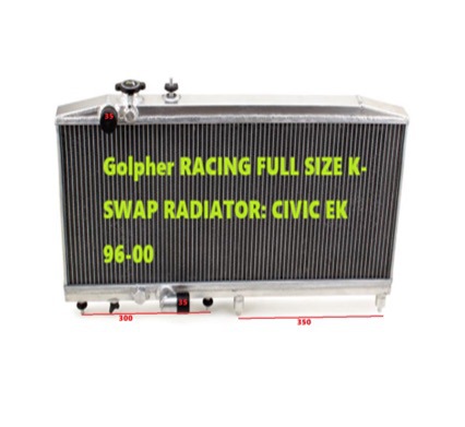 All-aluminum radiator suitable for Honda Civic EK/EG In addition FA1 FD #   EF9 FL5