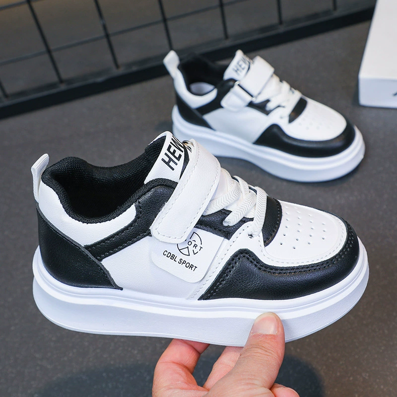 Детская обувь Весна и Осень 2025 Новый CUHK детская обувь мягкая подошва повседневная доска обувь маленькая девочка нескользящая спортивная беговая обувь