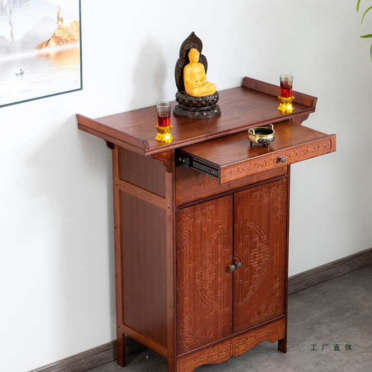 Economical Household Chinese-Style Altar for Offering Incense and Worshiping Buddha