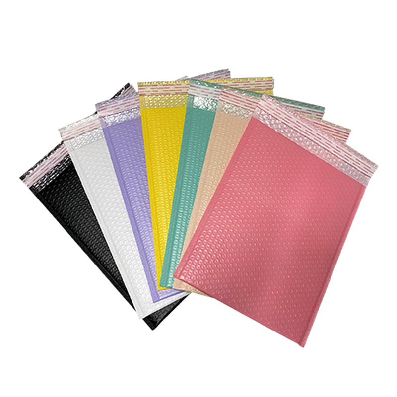 Bolsa de burbuja de película coextruida negra gruesa impermeable material de embalaje bolsa de espuma bolsa de burbuja bolsa autoadhesiva expresa