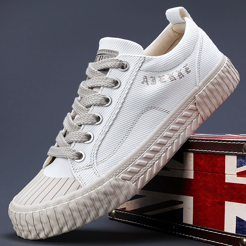 2024 осень новая мужская обувь корейская версия дикая модная повседневная мужская обувь на холсте удобная дышащая низкая верхняя обувь для мужчин
