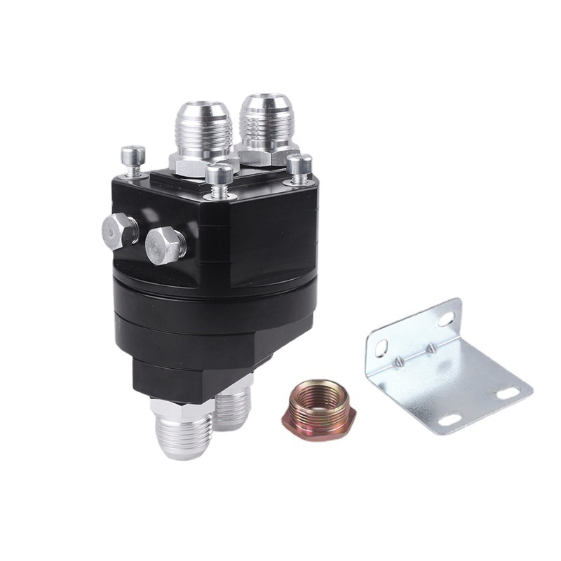 Car Modification Accessories Oil Temperature And Oil Pressure Gauge Cooler Metal Adapter Two-in-one Oil Cake Split Oil Cake