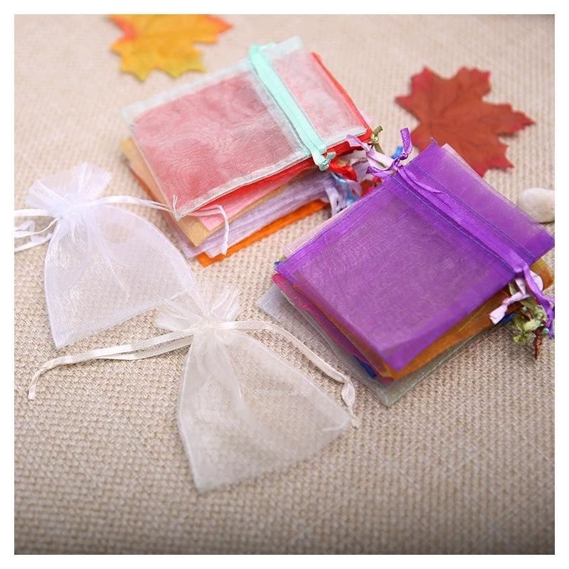 21 цвет, чистый цвет, органза, карман на шнурке, брюки, подарочная упаковка, изысканная оптовая продажа, шнурок для косметики, ювелирные изделия, большая вместимость