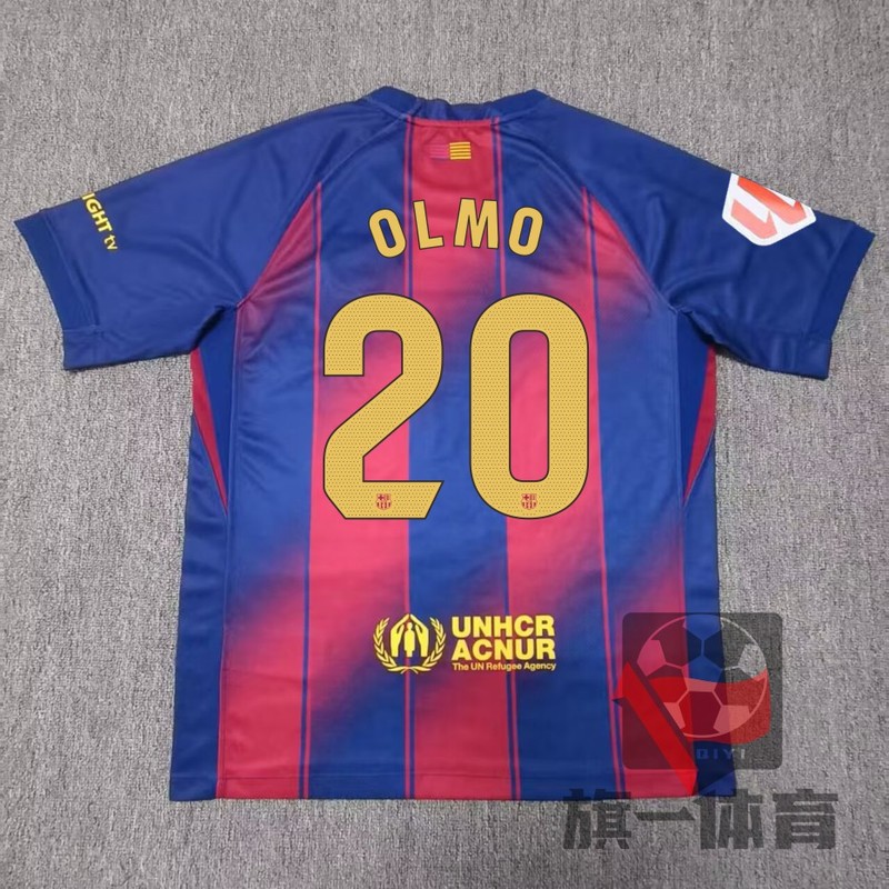 2526 バルセロナ アウェイ ファンバージョン ジャージ No.10 アマール No.8 ペドリ No.9 レヴァン サッカーユニフォーム シングルトップ|undefined