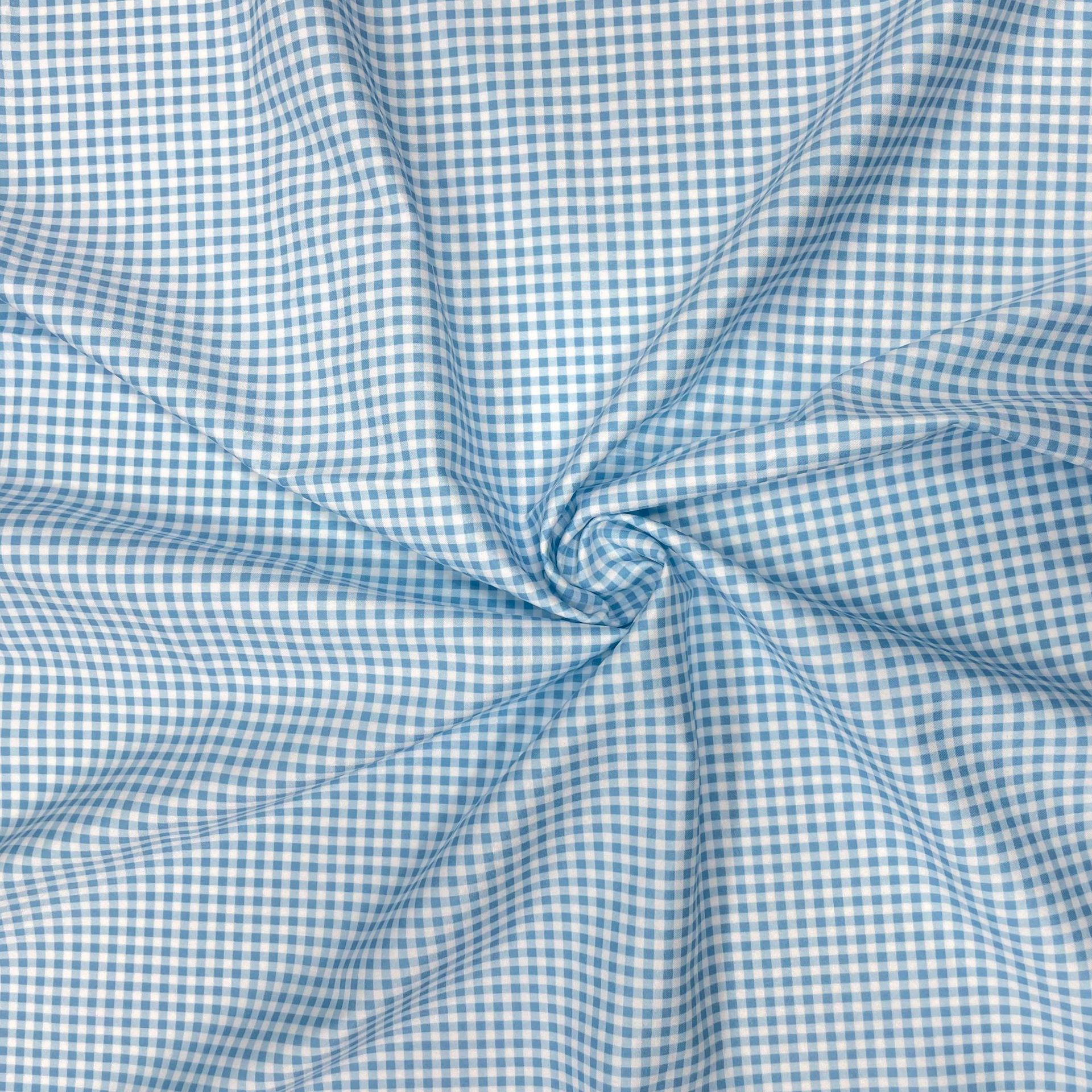 Tejido de poliéster a cuadrícula 100D cuatro lados 3mm tela de impresión a cuadrícula primavera y verano vestido de tela de camisa de poliéster
