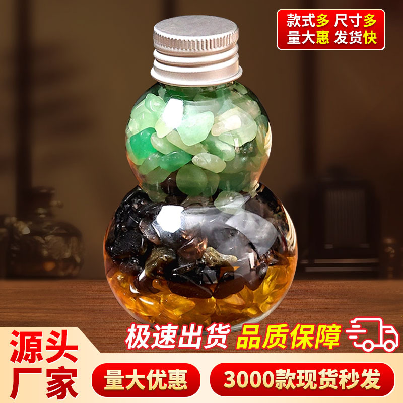 Wholesale Bathroom in the Southeast Corner of the Toilet Adjacent to the Toilet, Three-Color Crystal Gourd for Home Decoration