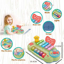 跨境儿童乐器男女孩音乐手敲八音琴敲琴婴幼儿益智玩具批发玩具