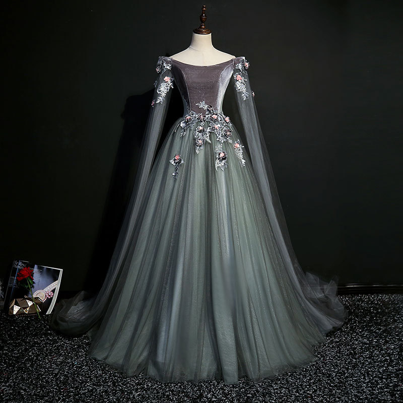 Vestido de nuevo estilo 2026, diseño de lujo ligero de alta gama, ideal para exámenes de arte, actuaciones, ceremonias para adultos, vestido de noche con falda abullonada, elegante.