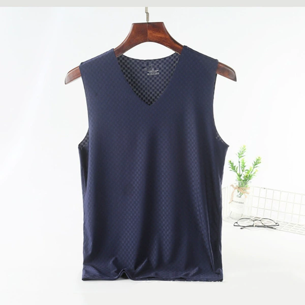 Mesh vest:Navy blue