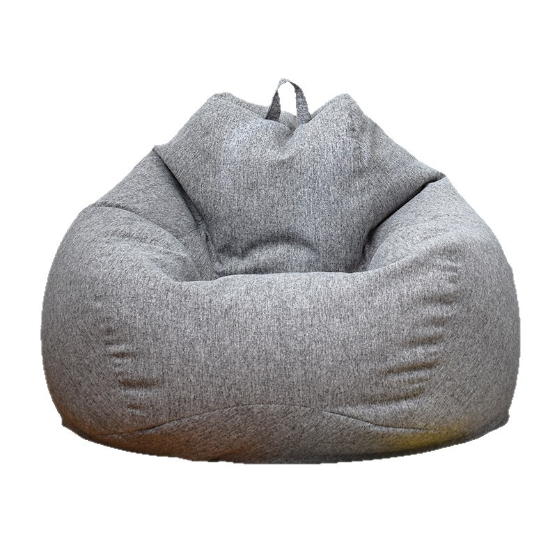 Cotton y lino funda de sofá perezoso funda de tela chaqueta de sofá bolsa de frijol extraíble y lavable funda de sofá funda de bolsa de frijol comercio exterior Amazon