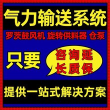 气力输送系统正负压输送整套气送系统罗茨鼓风机仓泵旋转供料器