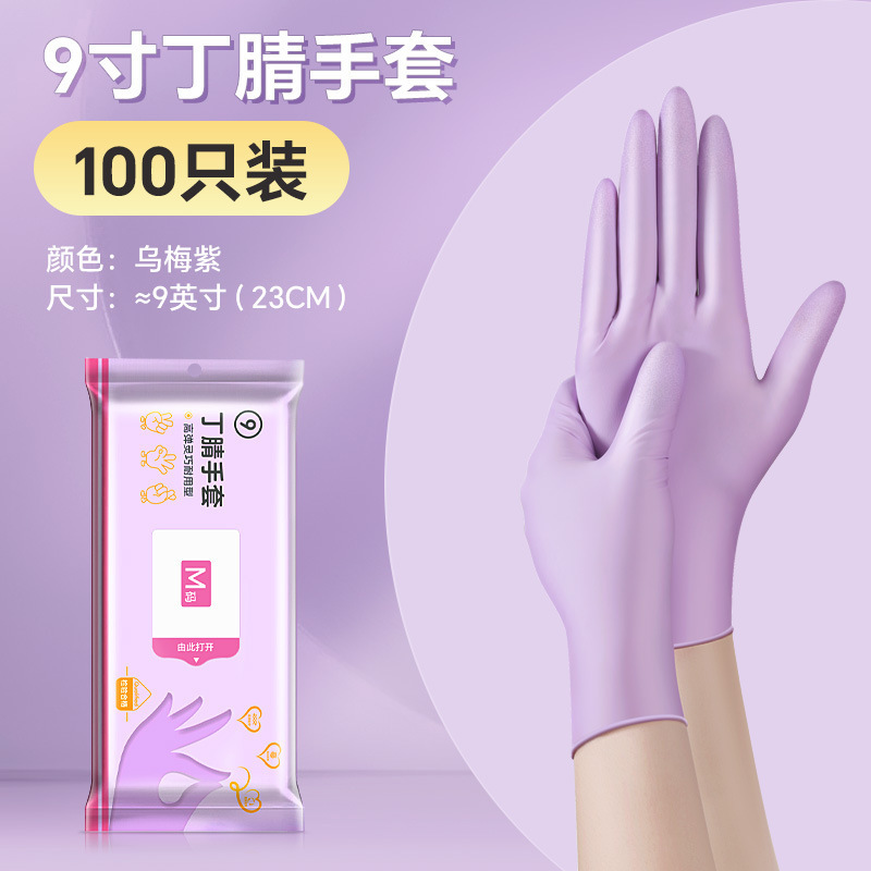 9inch L사이즈 퍼플 100개