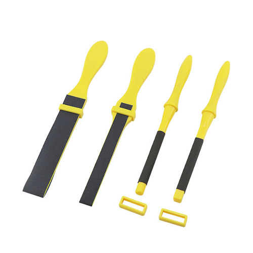 Flat manual sandpaper clamp, plastic boxed semi-circular sandpaper roll, square sandpaper rack, grinding and polishing tools
