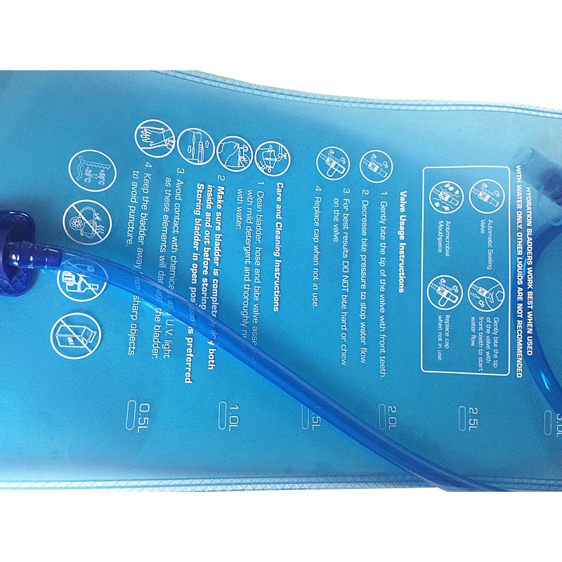 Outdoor Sports Equipment Cycling Backpack Multi-Functional Special Water Bag 2 Liters Strong and Durable Waterproof Bag