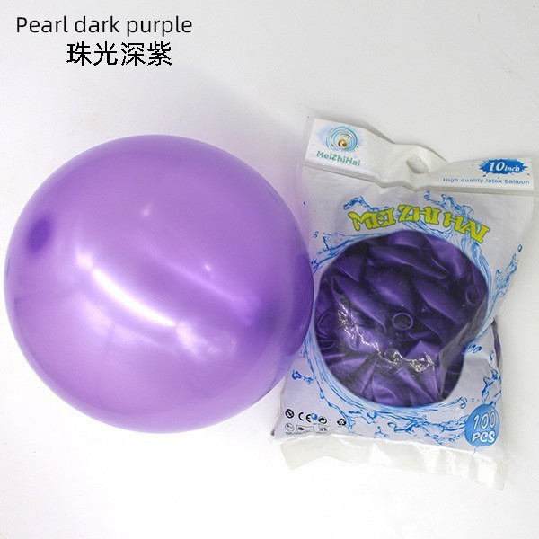 Globo mate personalizado de 10 pulgadas engrosado decoración de la sala de bodas decoración de la fiesta de cumpleaños globo de impresión de Navidad al por mayor