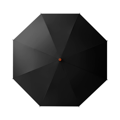 British retro business wooden handle golf umbrella reinforced long handle straight umbrella anti-UV wholesale printed gift umbrella