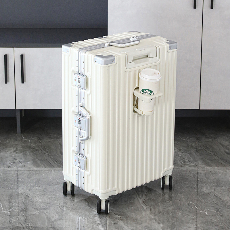 고급 업그레이드 [물컵홀더 + 전면후크 + 자물쇠 3개] 밀크화이트