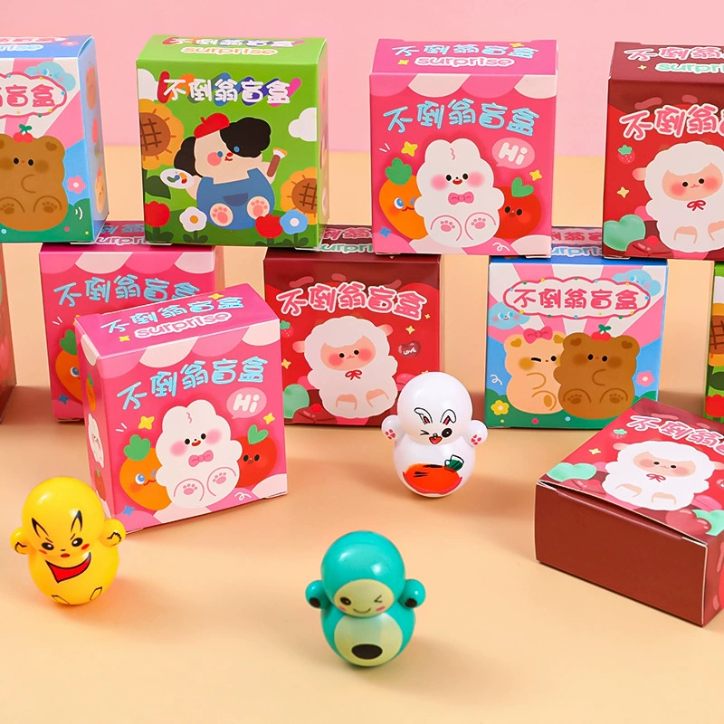 Картонная игрушка‑ролик‑poly — приз для детсада, подарок детских DIY канцелярии, рандомный цвет (оптом)