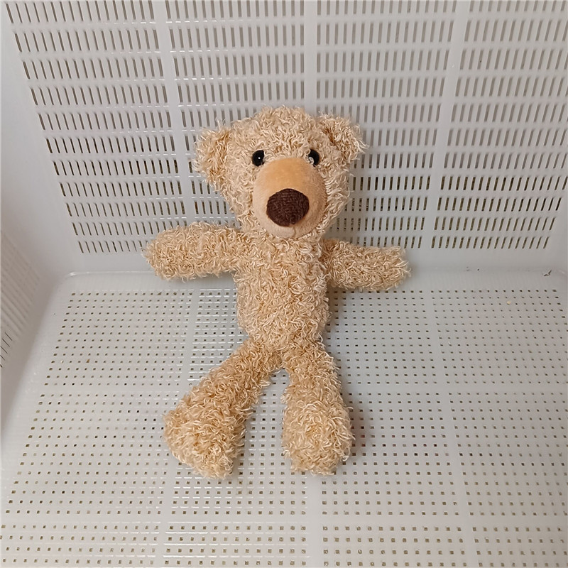 填充毛绒娃娃玩偶棕色20cm泰迪熊装饰服装辅料活动礼品货源批发