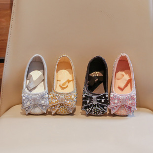 2024 Summer New Ladies Girls Princess Girls Baby Princess Shoes Leather Shoes Dance Shoes Shoes