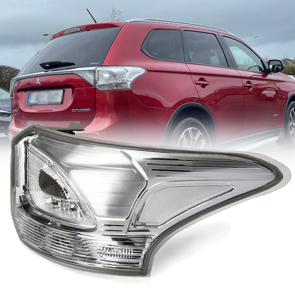 Aplicable a Mitsubishi 13 / 14 / 15 año Outlander semieconjunto de luz trasera, caja de luz de marcha atrás, cubierta de luz de freno izquierda y derecha