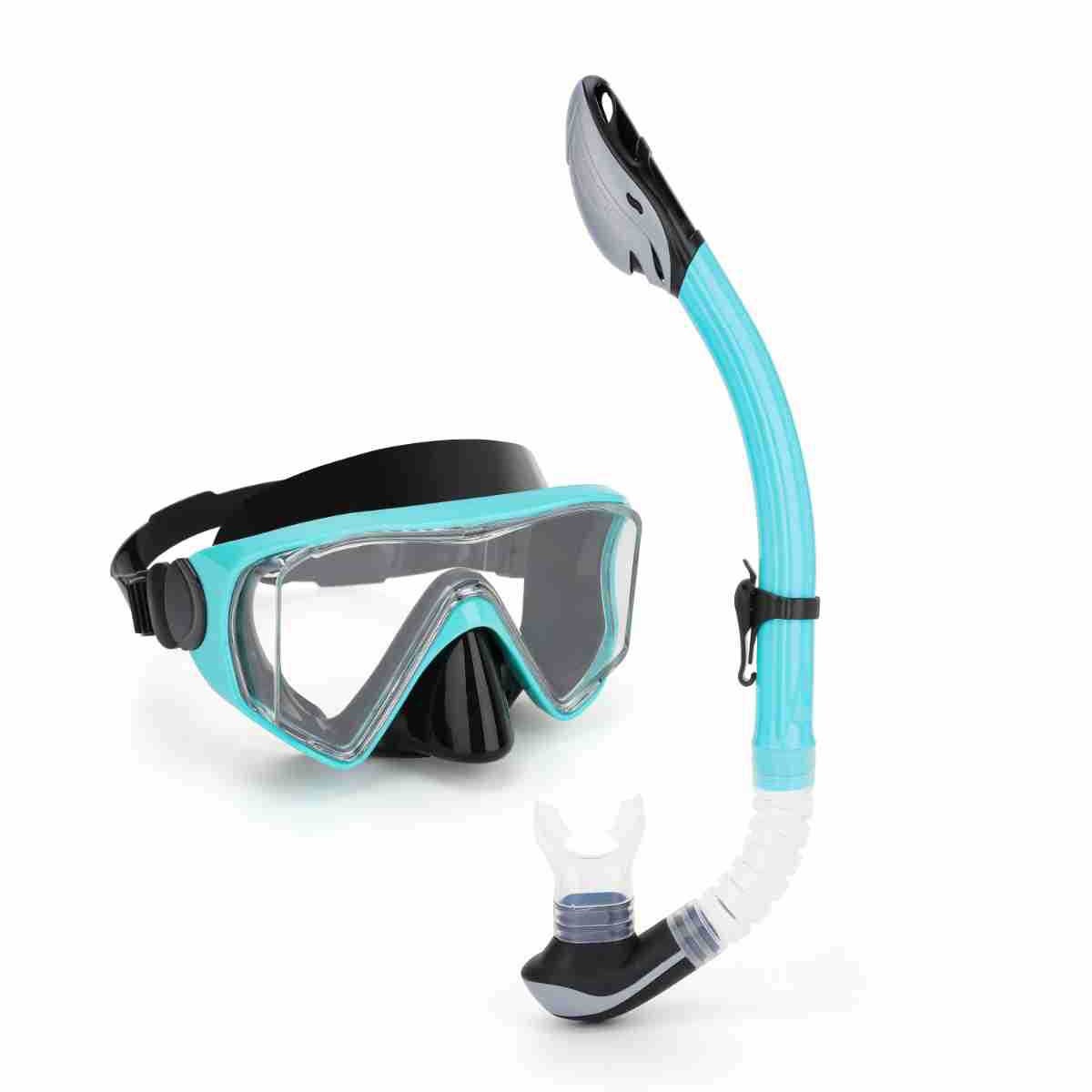 ✅ Wave Promotion Professional Snorkeling Two-Piece Set of Equipment Diving Goggles Breathing Tube Large Frame Wide Field of View