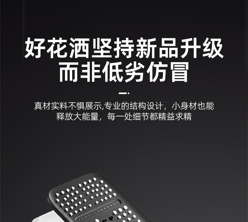 Description Picture 5 of itemNew 3 Mode Shower Head Rainfall Shower Large Flow Shower Head High Pressure Water Saving Shower Mixer Set Bathroom Accessories