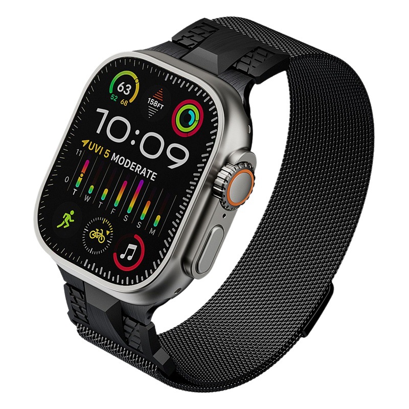 [Colección DE FOTOS] adecuado para Apple Watch mecha Milán banda de oro reloj pertenece a la correa iWatch