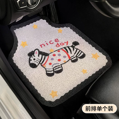 Year of the Horse Car Floor Mats, Universal Foot Pad - lucky-pony-universal-coil-mat-front-row-single-no-specifications