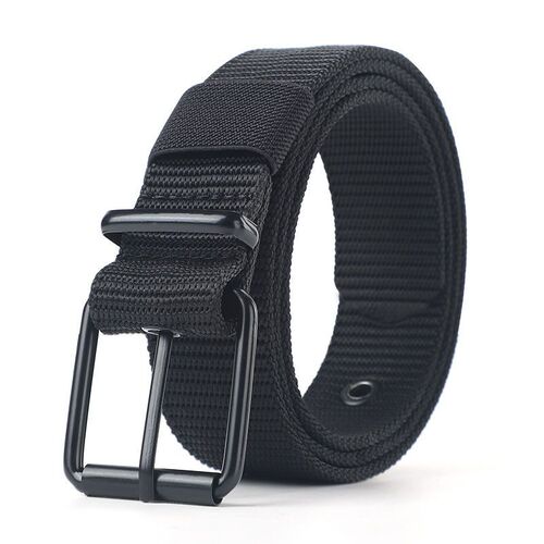 New Men's Canvas Belt with Student Military Training Nylon Braided Needle Buckle, Sports Breathable Fashion, Factory Wholesale