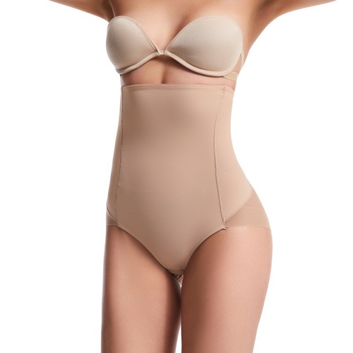 Cross-border body-shaping underwear for women, high-waisted, powerful tummy-controlling waistband, open crotch, double-layer tummy-controlling pants, postpartum tummy-controlling butt-lifting pants