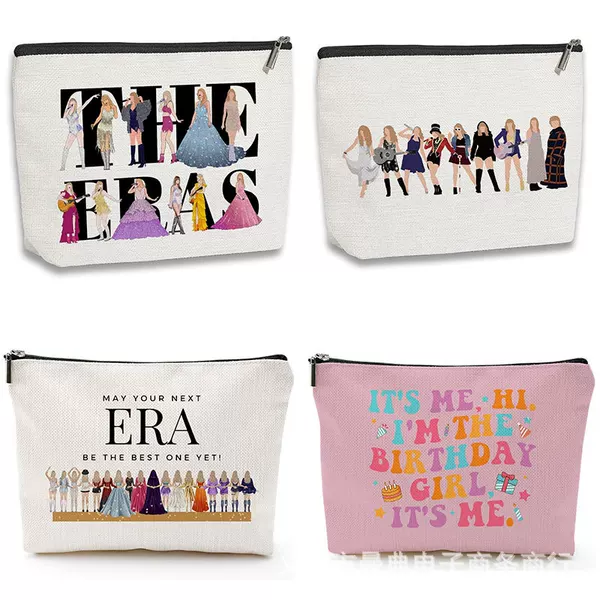 Cross-border Explosions Taylor Swift Mold Makeup Bag Singer Fans Gift Waterproof Storage Bag Coin Purse