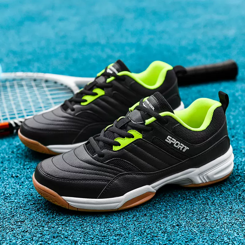 跨境大码新款低帮男子专业羽毛球训练鞋缓震球鞋透气乒乓球鞋批发