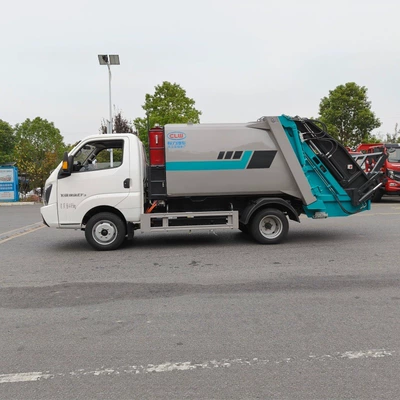 Pure electric sanitation vehicle with a Elektrik zibil maşınları