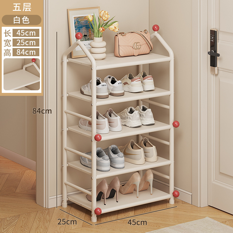 シンプルな靴ラック、家の玄関ホール、多層収納ラック、寮の小さな収納、シンプルな靴キャビネット 2025 新しいスタイル|undefined