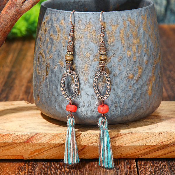 retro ethnic fashionable earrings