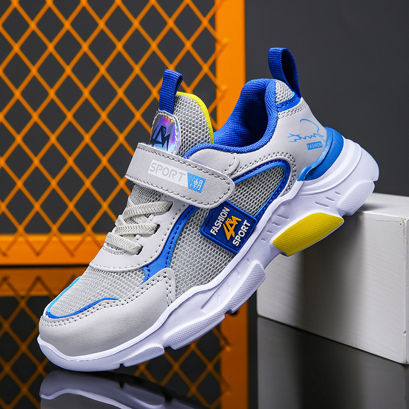 2025 zapatos casuales de cuero de malla zapatos deportivos zapatos casuales para niños zapatos casuales para niños corren nuevos