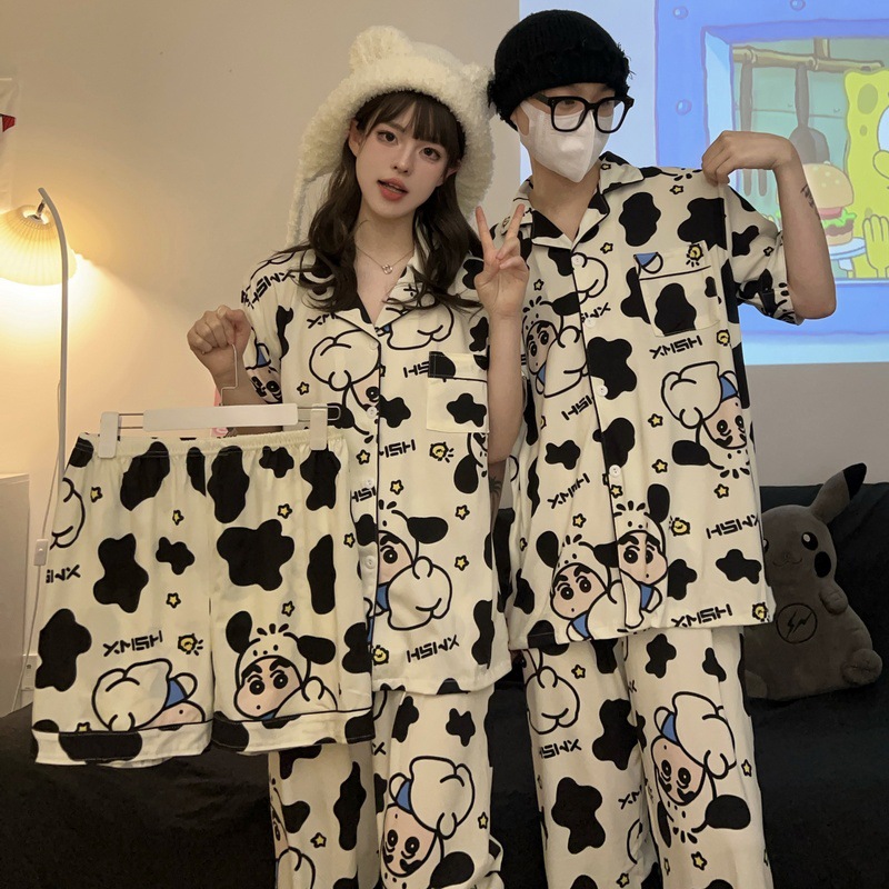[인조면] 3종세트  소샤오신(반팔+반바지+바지)