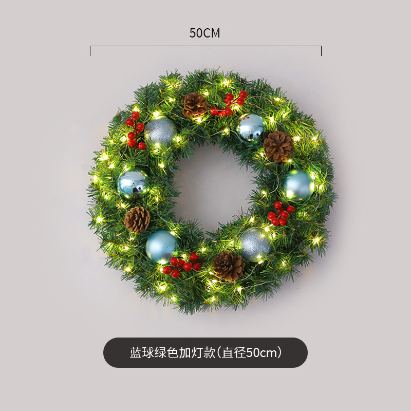 Amazon popular guirnalda de Navidad ratán 40/50/60cm decoración de Navidad Garland decoración escena diseño