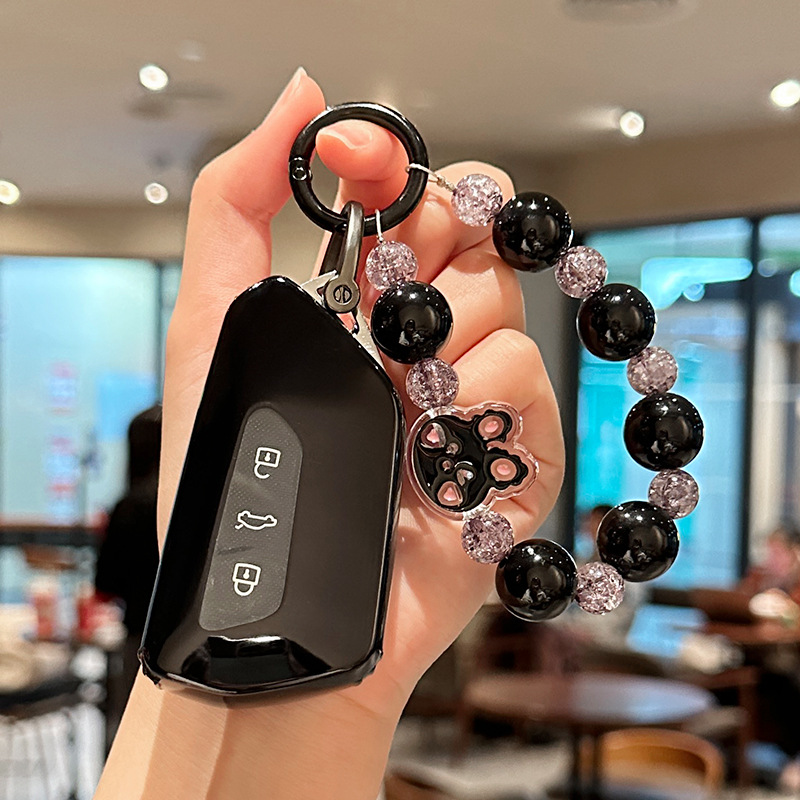 폭스 바겐 C [투명 블랙] 유약 토끼 체인