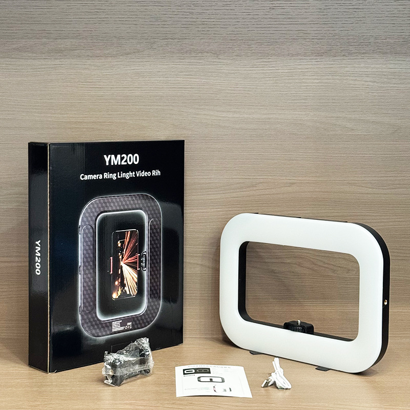 【ソースメーカー】YM-200 ハンドヘルドリングフィルライト RGB リングライト 携帯電話フィルライト撮影専用|undefined