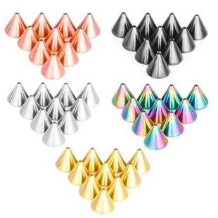Cross-Border Stainless Steel Jewelry Accessories, Earrings, Lip Nails, Eyebrow Nails, Navel Nails, Replacement Pointed Cone Piercing, Fashion Trend