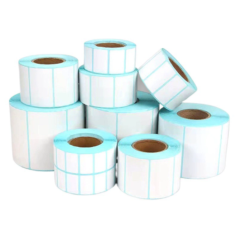 Трехсторонняя термочувствительная бумага 7020 трансграничная temu-поверхность одиночная 100100mm самоклеящая этикетка экспресс-бумага для печати штрих-кода