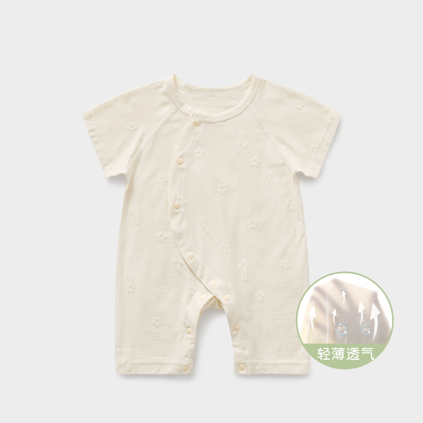 Baby overcoat verano para niños de mangas cortas delgadas transpirables para salir ropa de recién nacidos ropa de verano bebé