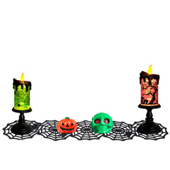 Wholesale Halloween Non-woven Table Banner for Home, School, Office Party Decoration Home Goods (Spider Web)