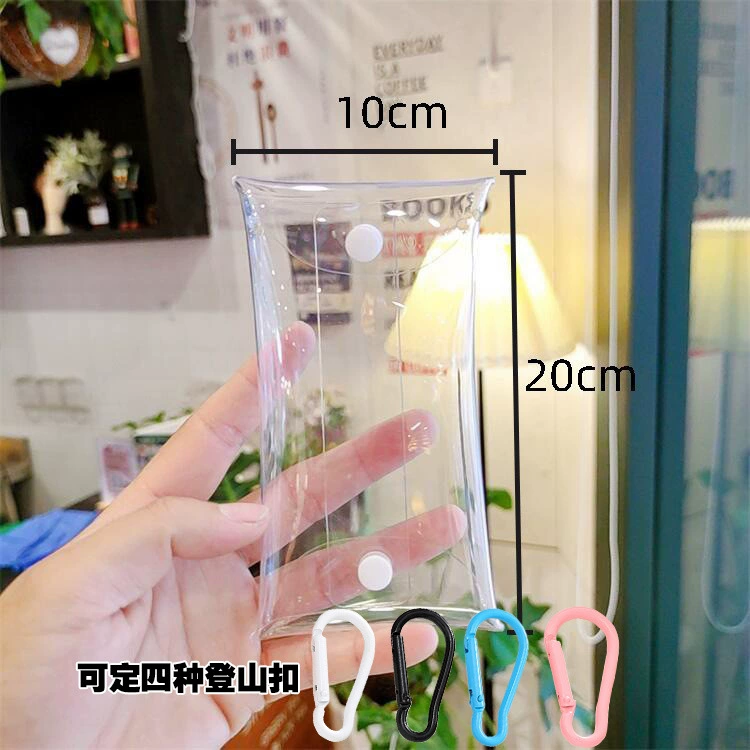 Кукла в стиле мультфильма PVC, прозрачный кошелек, ключница, чехол для наушников, аксессуар, органайзер-сумка