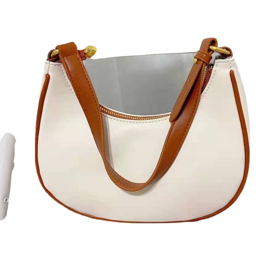2025 New Niche Crescent-Shaped Women's Bag, Personalized, Fashionable and High-End Shoulder Handbag, Armpit Bag, Small Bag for Women