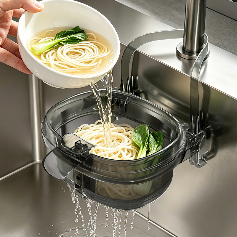 Hanging Sink Drain Basket New Model for Home Kitchen, Filter Basket for Separating Food, Fruit Residue, and Leftover Food