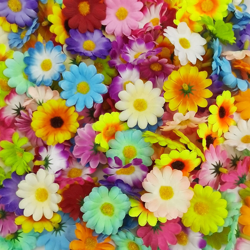 Xiaoyu Artificial Flower Spot 4cm Small Chrysanthemum DIY Sunflower Artificial Home Decoration Artificial Flower Manufacturer Wholesale